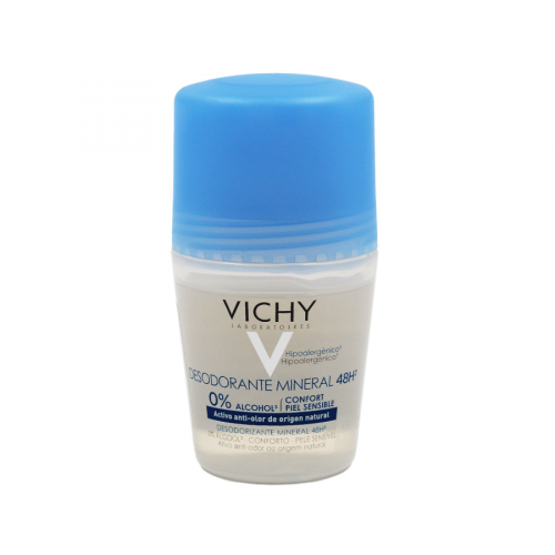 VICHY BODY Дезодорант c минералами 48часов 0%спирта Комфорт д/чувств,кожи 50мл,  в Казахстане, интернет-аптека Рокет Фарм