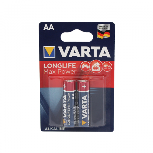 VARTA Батарейка Longlife Max Power Mignon LR6/AA/1.5V(2шт)  в Казахстане, интернет-аптека Aurma.kz