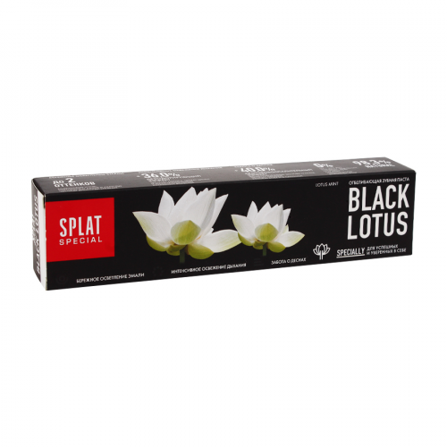 SPLAT Паста зубная Special Black Lotus 75мл  в Казахстане, интернет-аптека Рокет Фарм