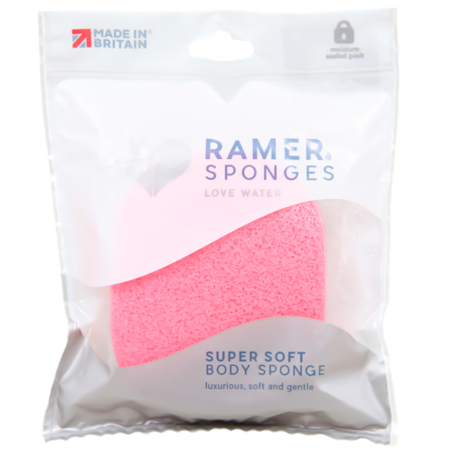 RAMER Спонж для тела Super Soft (малый) 1шт 50058  в Казахстане, интернет-аптека Aurma.kz