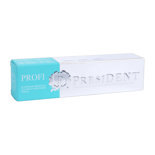 PRESIDENT Паста зубная PROFI White 50мл  в Казахстане, интернет-аптека Aurma.kz