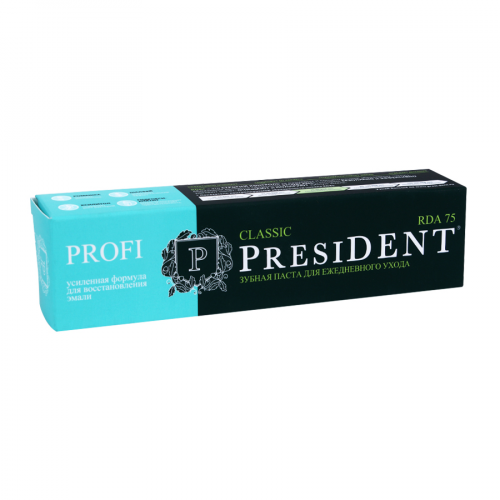 PRESIDENT Паста зубная PROFI Classic 50мл  в Казахстане, интернет-аптека Рокет Фарм