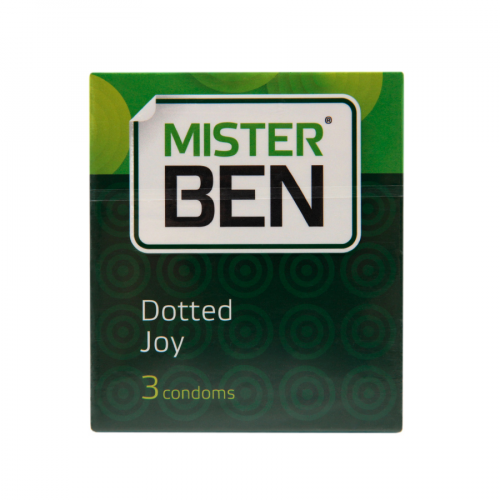 MISTER BEN Презерватив Dotted Joy 3шт.  в Казахстане, интернет-аптека Рокет Фарм