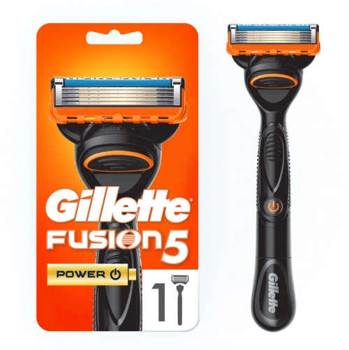 Станок бритвенный Gillette Fusion Proglide 5 Power со сменной кассетой  в Казахстане, интернет-аптека Aurma.kz