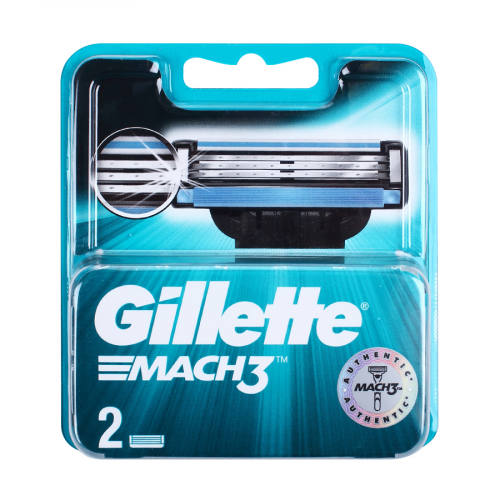 GILLETTE Кассета Mach-3 2 шт 81651813  в Казахстане, интернет-аптека Рокет Фарм