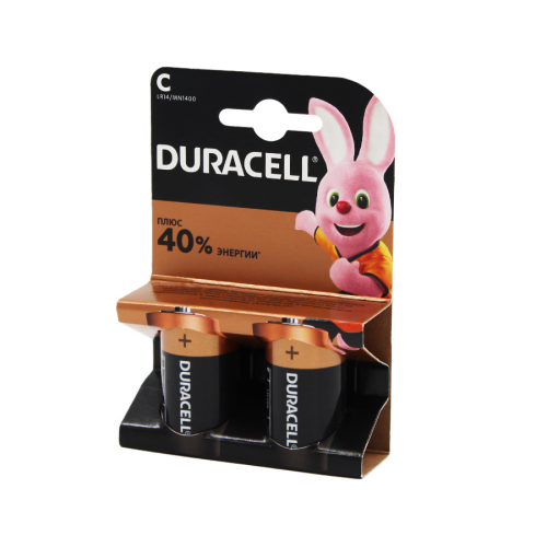 DURACELL Батарейка Basic C 2шт 81545437  в Казахстане, интернет-аптека Aurma.kz