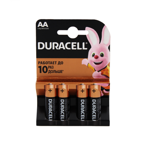 DURACELL Батарейка AA LR6/MN 1500 4шт 81545403  в Казахстане, интернет-аптека Aurma.kz