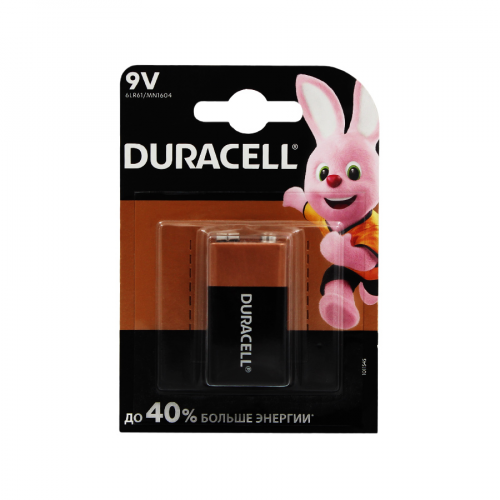 DURACELL Батарейка 9V K1 1шт 81545441  в Казахстане, интернет-аптека Aurma.kz