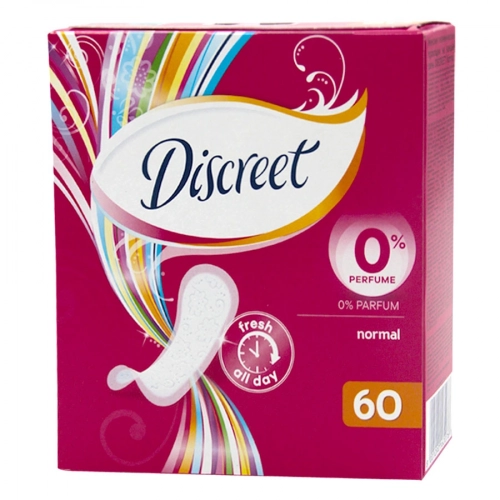 Ежедневные прокладки Discreet Normal No Perfume  в Казахстане, интернет-аптека Aurma.kz