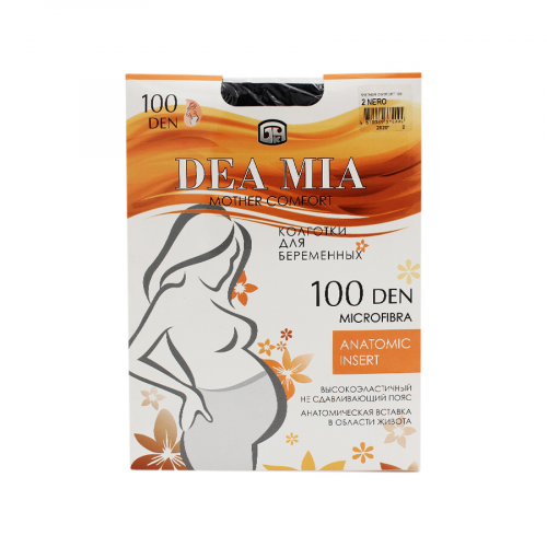 DEA MIA MOTHER COMFORT 100den Колготки 2-S Черный  в Казахстане, интернет-аптека Aurma.kz