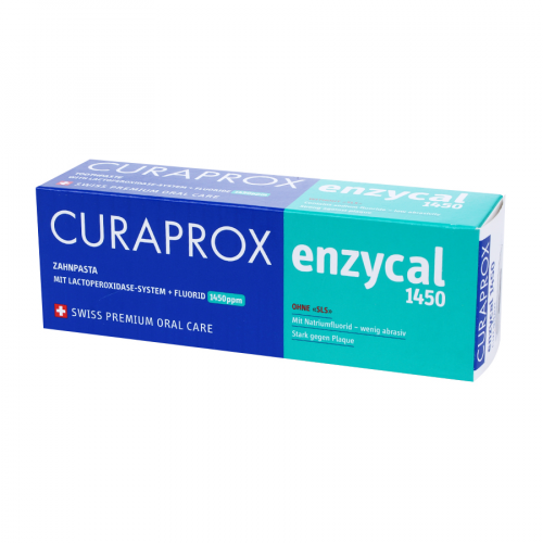 CURAPROX Паста зубная Enzycal 1450 75мл  в Казахстане, интернет-аптека Aurma.kz