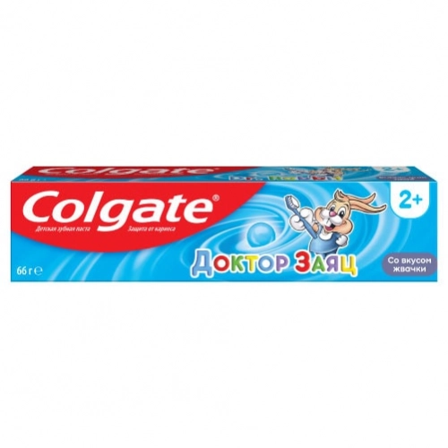 Colgate Доктор Заяц со вкусом жвачки Паста в Казахстане, интернет-аптека Рокет Фарм