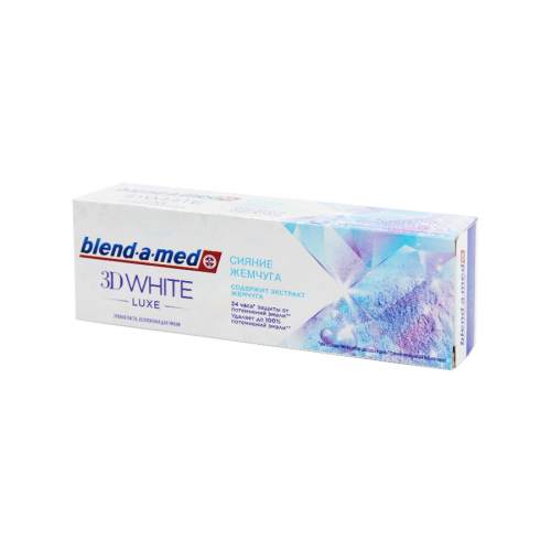 BLEND-A-MED Паста зубная 3D white luxe жемчужный 75гр  в Казахстане, интернет-аптека Рокет Фарм