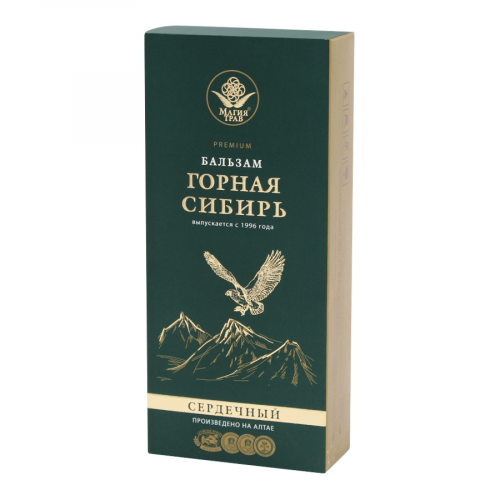 МАГИЯ ТРАВ Бальзам "Горная Сибирь" Премиум Сердечный 250мл  в Казахстане, интернет-аптека Рокет Фарм