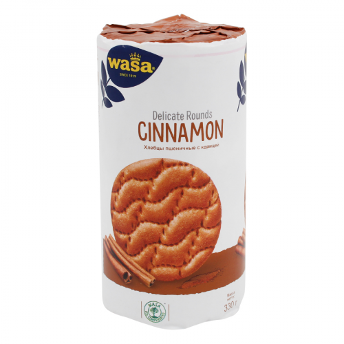 WASA CINNAMON Хлебцы пшеничные с корицей 330гр  в Казахстане, интернет-аптека Рокет Фарм