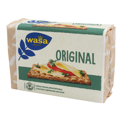 WASA ORIGINAL Хлебцы ржаные цельнозерновые 275гр  в Казахстане, интернет-аптека Рокет Фарм