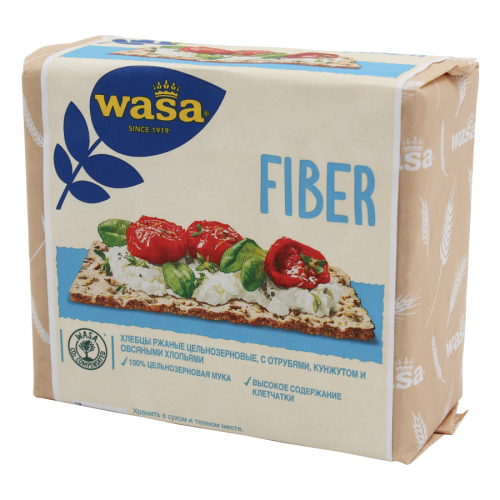 WASA FIBER Хлебцы ржаные с отрубями/кунжутом и овсяными хлопьями 230гр  в Казахстане, интернет-аптека Рокет Фарм