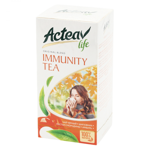 ACTEAV LIFE Чай черный Immunity tea 25 пак  в Казахстане, интернет-аптека Рокет Фарм