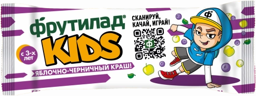 Батончик Фрутилад Kids яблочно-черничный краш (от 3-х лет)  в Казахстане, интернет-аптека Aurma.kz