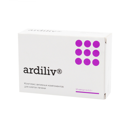 PEPTIDES Капсулы Ardiliv 0,3гр 30 капсул  в Казахстане, интернет-аптека Рокет Фарм