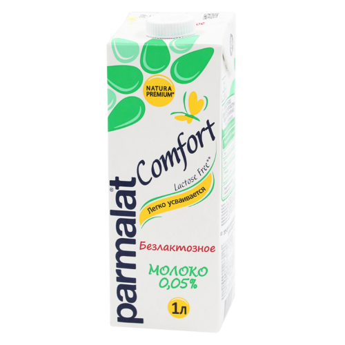 БМК PARMALAT Молоко Comfort Безлактозное 0,05% 1л  в Казахстане, интернет-аптека Рокет Фарм