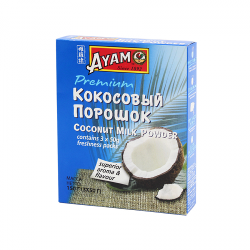 AYAM Порошок кокосовый 150гр (3*50гр)  в Казахстане, интернет-аптека Рокет Фарм