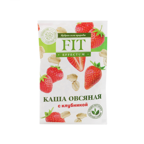 FIT Каша овсяная с клубникой 35г,  в Казахстане, интернет-аптека Рокет Фарм