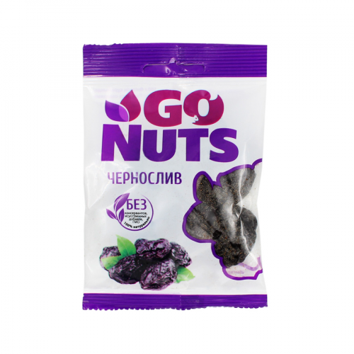 MCC TRADE COMPANY Чернослив Go Nuts 70гр  в Казахстане, интернет-аптека Aurma.kz