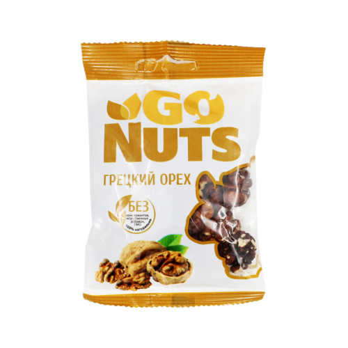 MCC TRADE COMPANY Грецкий орех Go Nuts 70гр  в Казахстане, интернет-аптека Aurma.kz