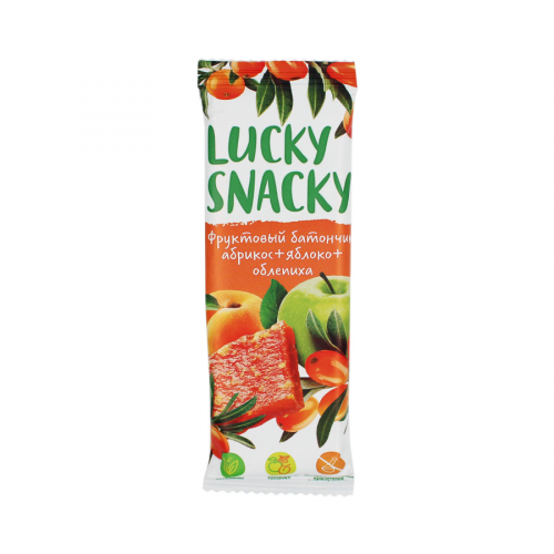 LUCKY SNACKY Батончик фруктовый Облепиха 30гр  в Казахстане, интернет-аптека Aurma.kz