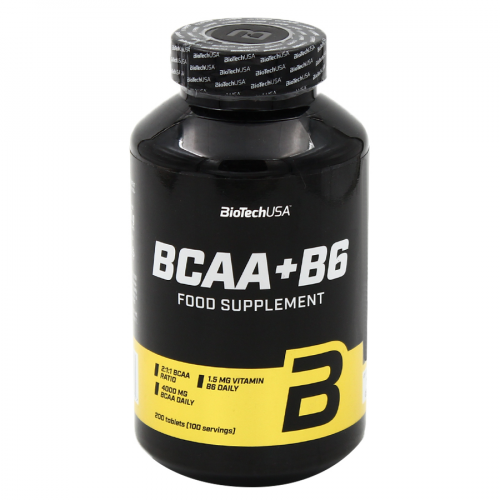 BIO TECH Таблетки BCAA+B6 4000mg 200 tab  в Казахстане, интернет-аптека Aurma.kz