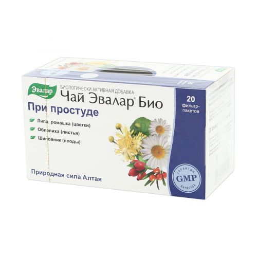 ЭВАЛАР БИОЧАЙ При простуде 20 пакетиков  в Казахстане, интернет-аптека Рокет Фарм