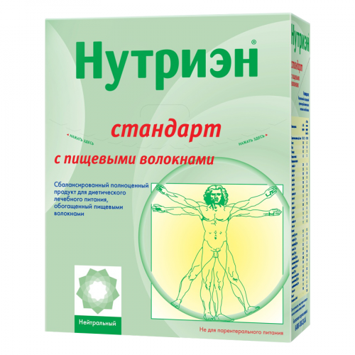 НУТРИТЕК НУТРИЭН Стандарт с пищевыми волокнами, 350гр.  в Казахстане, интернет-аптека Aurma.kz