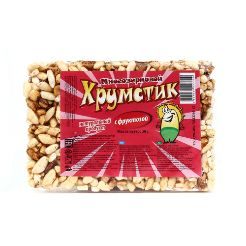 НОВЫЕ ПРОДУКТЫ Завтрак сухой Хрумстик многозерный с фруктозой 30гр  в Казахстане, интернет-аптека Рокет Фарм