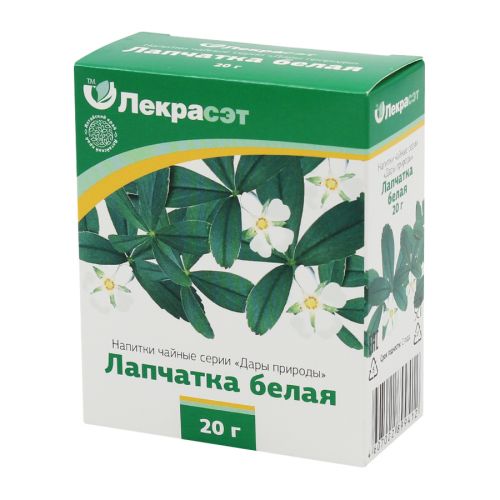 ЛЕКРА-СЭТ Лапчатка белая корни 20гр  в Казахстане, интернет-аптека Aurma.kz