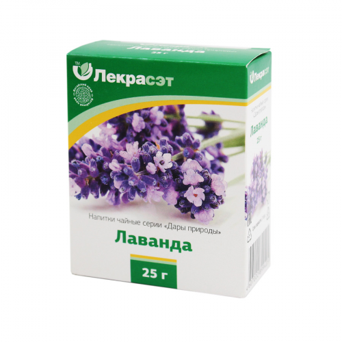 ЛЕКРА-СЭТ Лаванда цветки 25 гр  в Казахстане, интернет-аптека Aurma.kz
