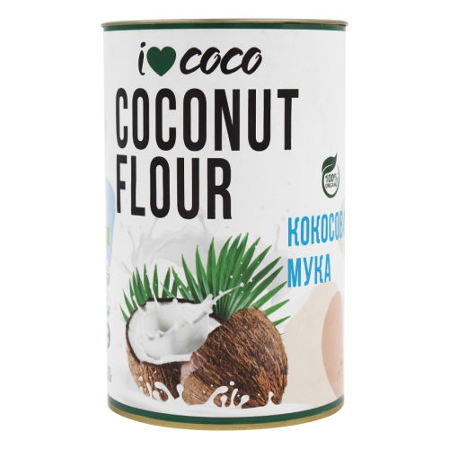 ДАРЫ ПАМИРА Мука Кокосовая Coconut Flour 500гр ж/б  в Казахстане, интернет-аптека Aurma.kz