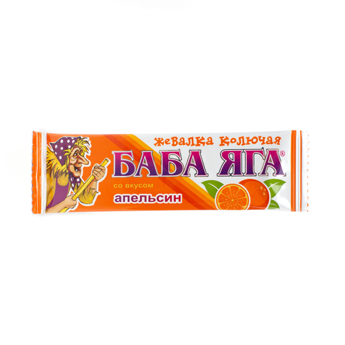 БАБА ЯГА Конфеты жевательные 11гр апельсин  в Казахстане, интернет-аптека Aurma.kz