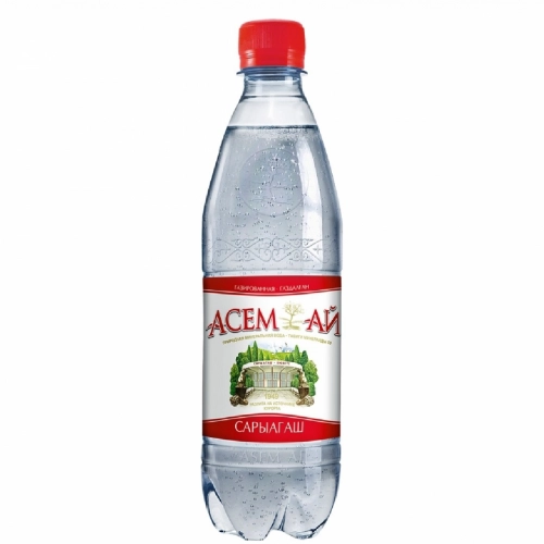 Вода Асем-Ай Сарыагаш питьевая с газом  в Казахстане, интернет-аптека Aurma.kz