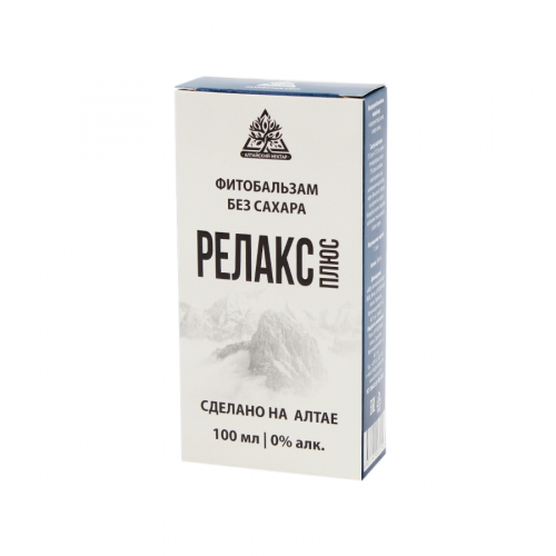 АЛТАЙСКИЙ НЕКТАР Фитобальзам РЕЛАКС Плюс без сахара 100мл  в Казахстане, интернет-аптека Рокет Фарм