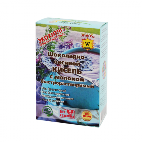 WITELA Кисель Шоколадно-Овсяной с молоком 160гр  в Казахстане, интернет-аптека Aurma.kz