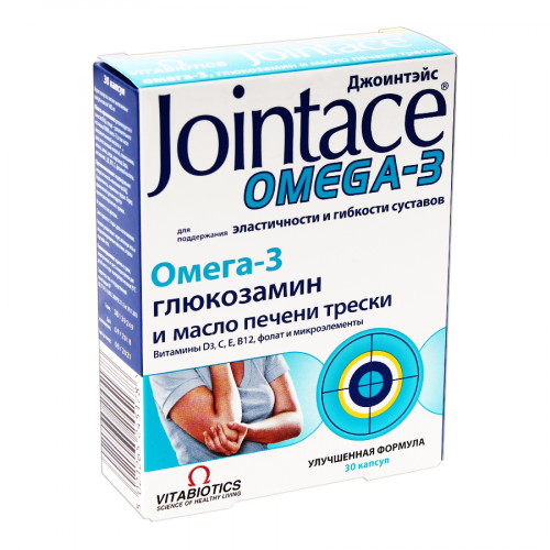 VITABIOTICS Капсулы Jointace Omega-3, 30шт.  в Казахстане, интернет-аптека Aurma.kz