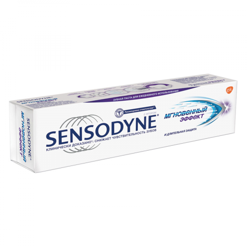 Паста зубная Сенсодин Sensodyne Мгновенный Эффект и длительная защита Паста в Казахстане, интернет-аптека Рокет Фарм