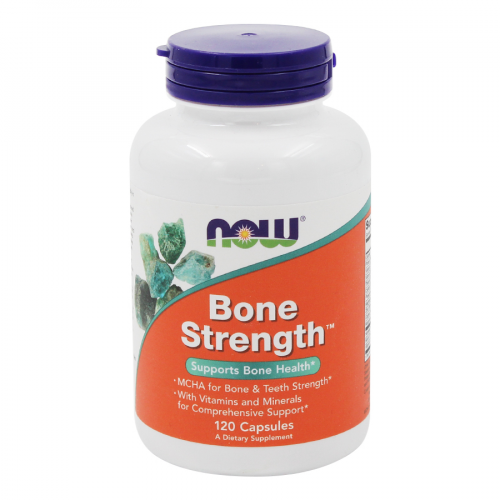 NOW Bone Strength 1110мг 120 капсул  в Казахстане, интернет-аптека Aurma.kz