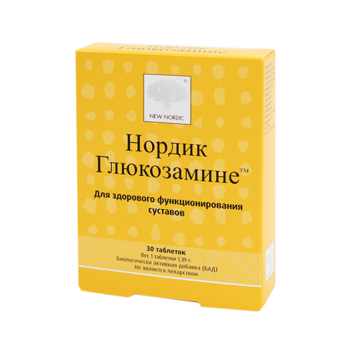 NEW NORDIC БАД Нордик Глюкозамине для суставов 30 таблеток  в Казахстане, интернет-аптека Aurma.kz
