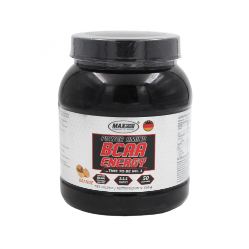 MAXPOWER Порошок Power amino BCAA energy orange 500г  в Казахстане, интернет-аптека Aurma.kz