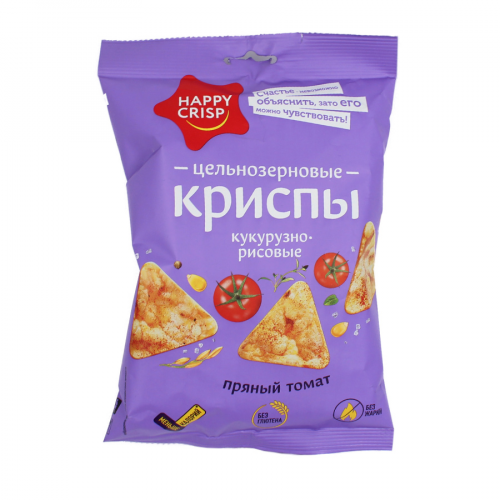Happy Crisp чипсы пряный томат  в Казахстане, интернет-аптека Aurma.kz