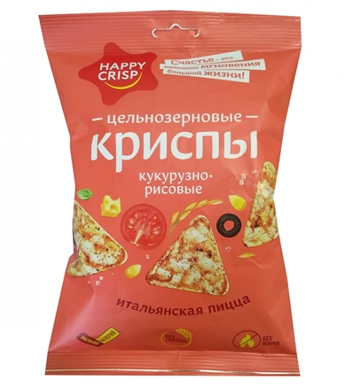 Happy Crisp чипсы итальянская пицца  в Казахстане, интернет-аптека Aurma.kz
