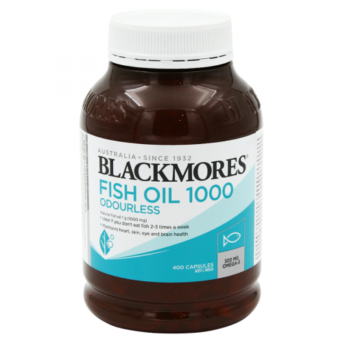 BLACKMORES Капсулы Рыбий жир Odourless Fish Oil 400шт  в Казахстане, интернет-аптека Aurma.kz