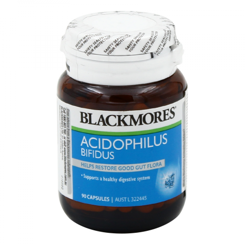 BLACKMORES Капсулы Ацидофилус бифидус 90шт  в Казахстане, интернет-аптека Aurma.kz